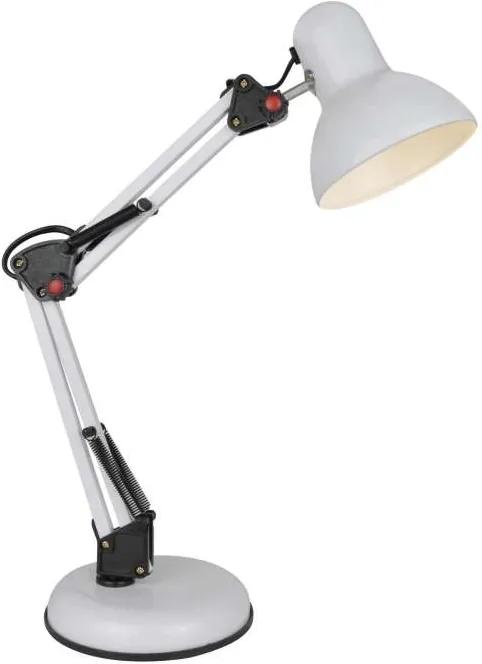Lampă de birou Rolf, 59x35x15,5 cm, metal, alb