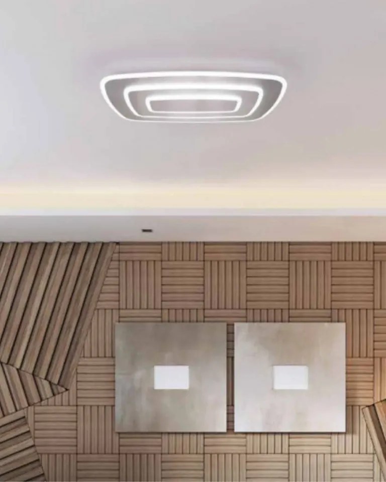 Plafoniera LED 68W, Aluminiu, Spyros 1, Kelektron