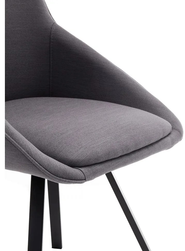 Scaun sufragerie Yenkee  (melva 94 + negru). 1099291