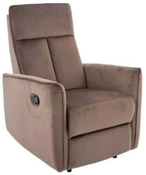 Scaun reclinabil Maxime Velvet, maro
