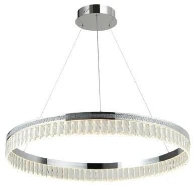 Candelabru cu cristale LED reglabil pe cablu THALIA LED/55W/230V 3000-6000K + telecomandă