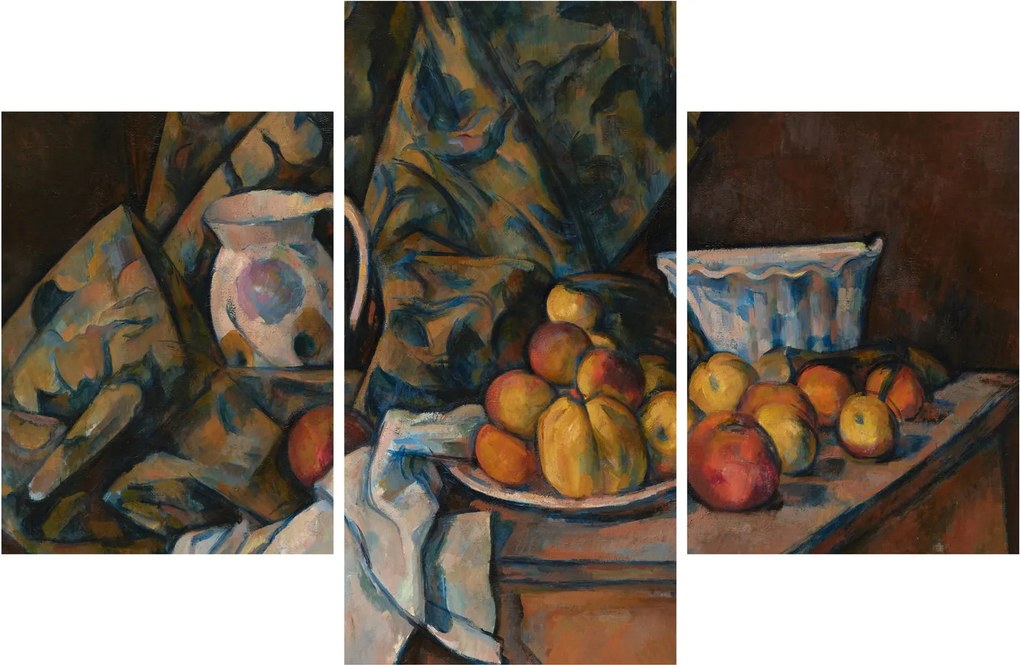 Tablou - Paul Cézanne, Still Life with Apples and Peaches, reproducere (90x60 cm)