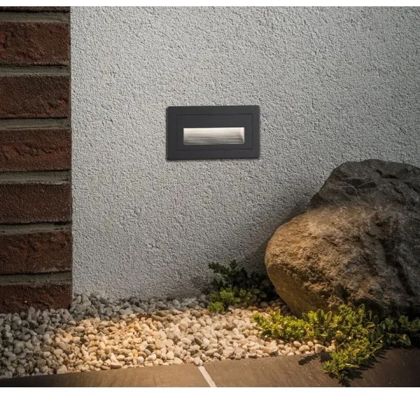 Corp de iluminat încastrat de exterior LED/4W IP44 LONG 230V Paulmann 94383