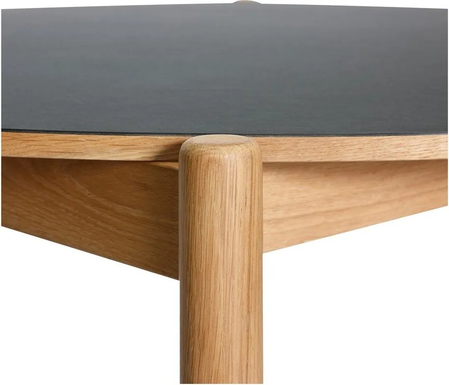 Masă de dining rotundă din lemn de stejar ø 115 cm Oblique – Hübsch