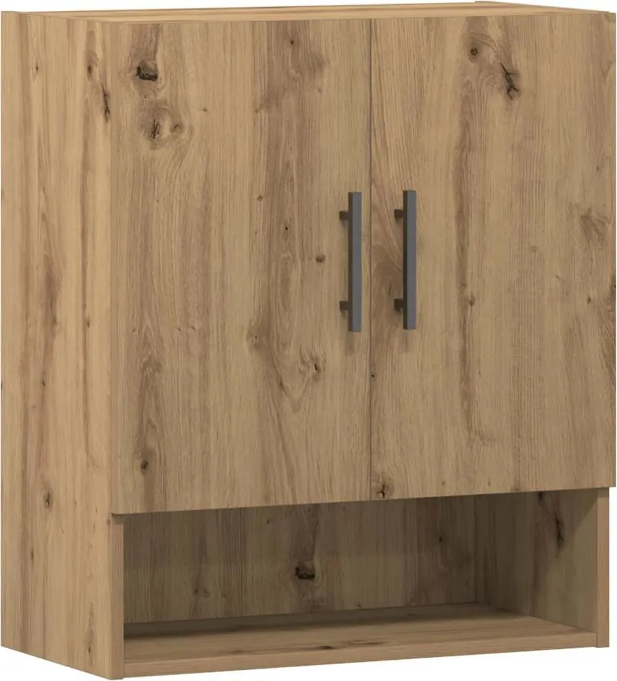 vidaXL Dulap de perete, Stejar artizanal, 60x31x70 cm, lemn compozit