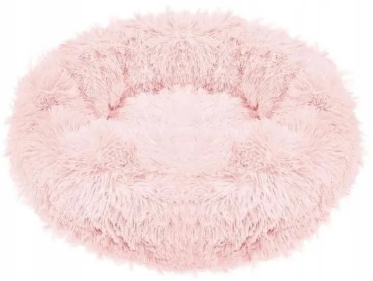 Culcus moale, pentru caine/pisica, roz murdar, 70 cm, Springos