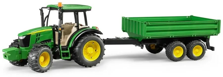Bruder Farmer 2108 Tractor John Deere cu remorcăbasculantă