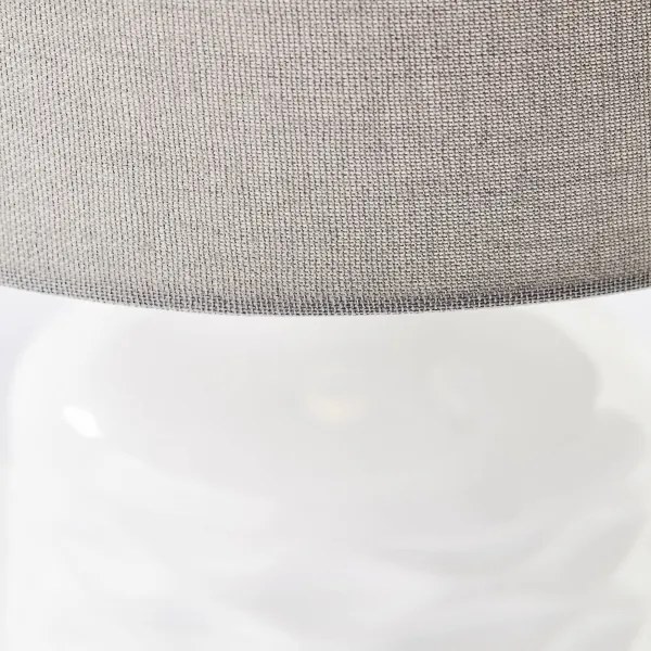 Brilliant - Lampă de masă ILYSA 1xE14/40W/230V alb/gri