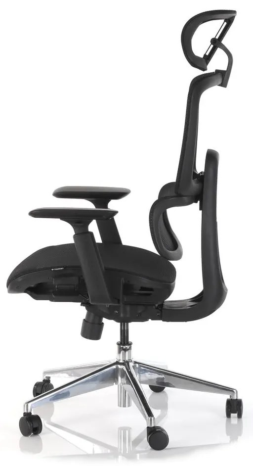 Scaun de birou Lustro, negru