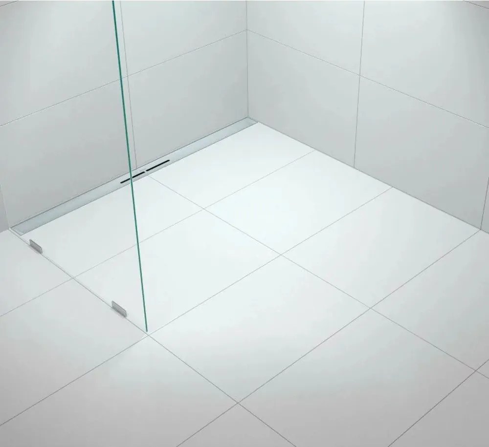 Set rigola de dus plus capac Kessel Linearis iNFINITY 90 80 cm inox periat