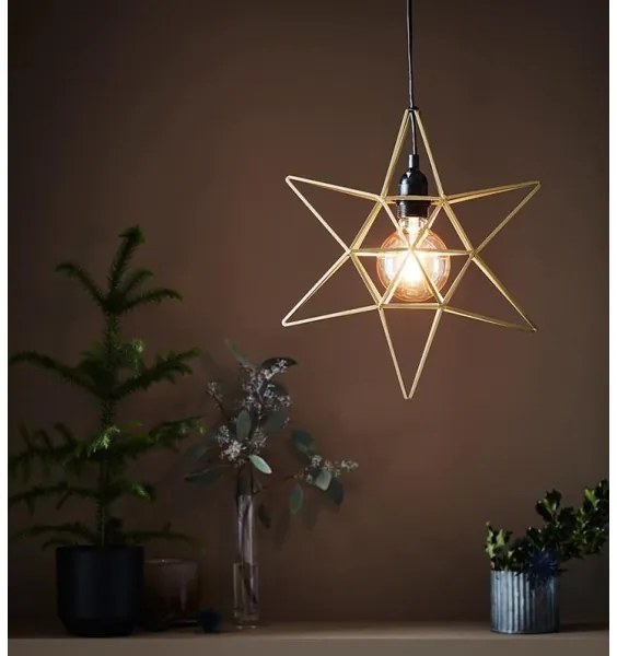 Decorațiune de Crăciun CONTOUR 1xE27/40W/230V auriu Markslöjd 705298