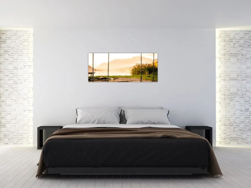 Tablou - balansoar în natură (120x50 cm)