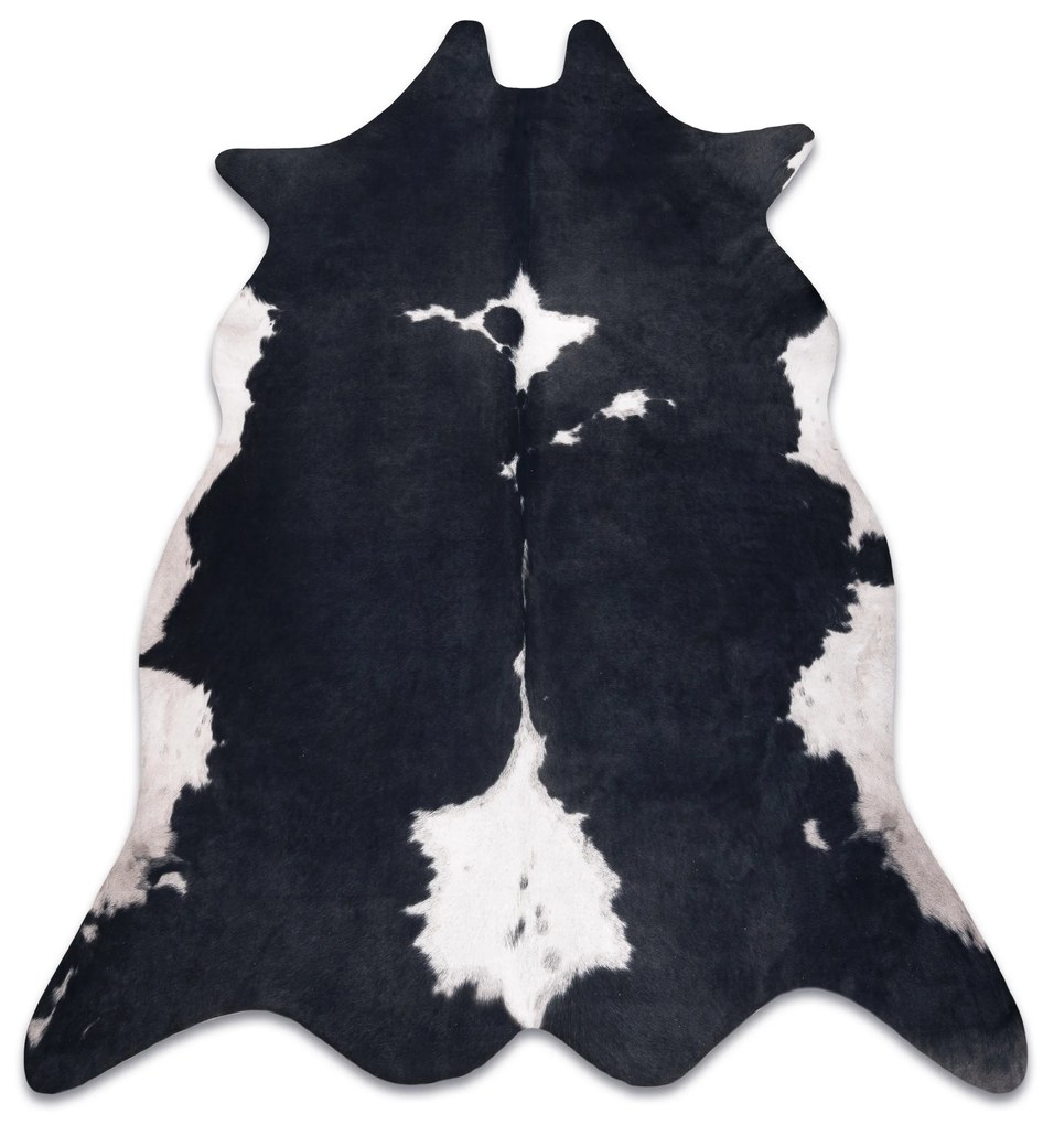 Covor Artificial Cowhide, Vaca G5070-3 negru alb din piele - SECUNDAR-COTATI PRODUSUL