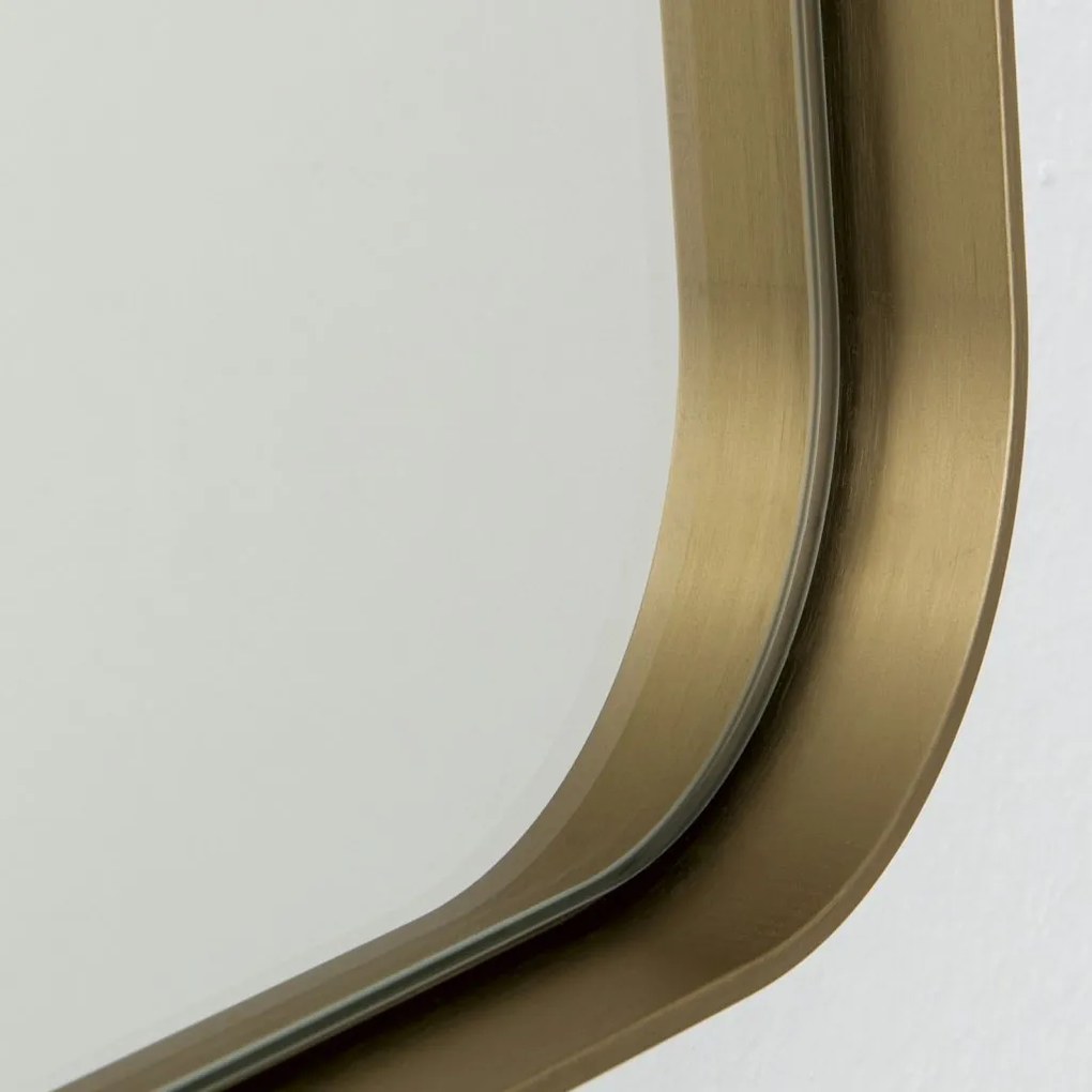 Oglinda decorativa design modern CARLO auriu 61x90cm