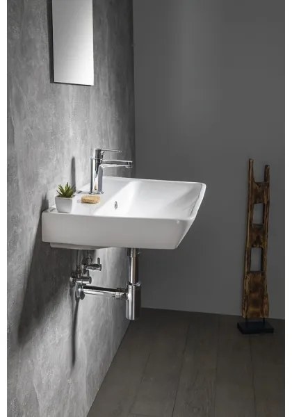 Bruckner - Lavoar încastrat NEON 60x41,5 cm ceramică/alb