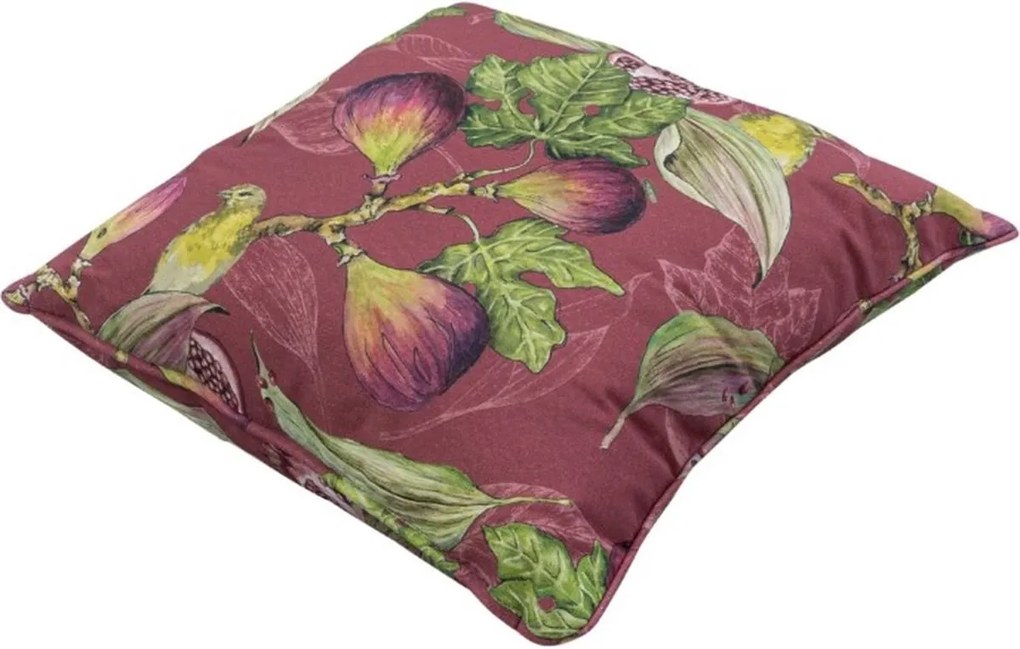 Perna de exterior JASMINE BORDEAUX 50x50 cm, visiniu