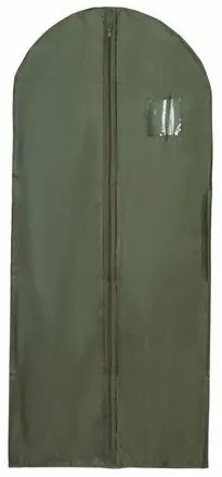 Husă lungă pentru rochii și costume GreenTex,Compactor 58 x 137 cm, verde