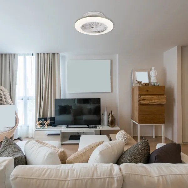 Plafonieră LED dimabilă cu ventilator Rabalux 6710 DALFON LED/36W/230V + telecomandă