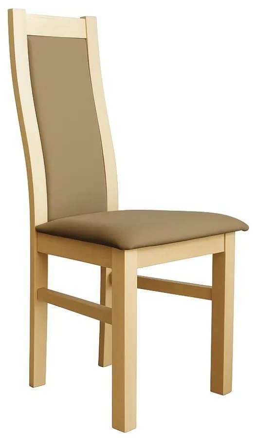 Scaun de dining ZOE stejar/maro