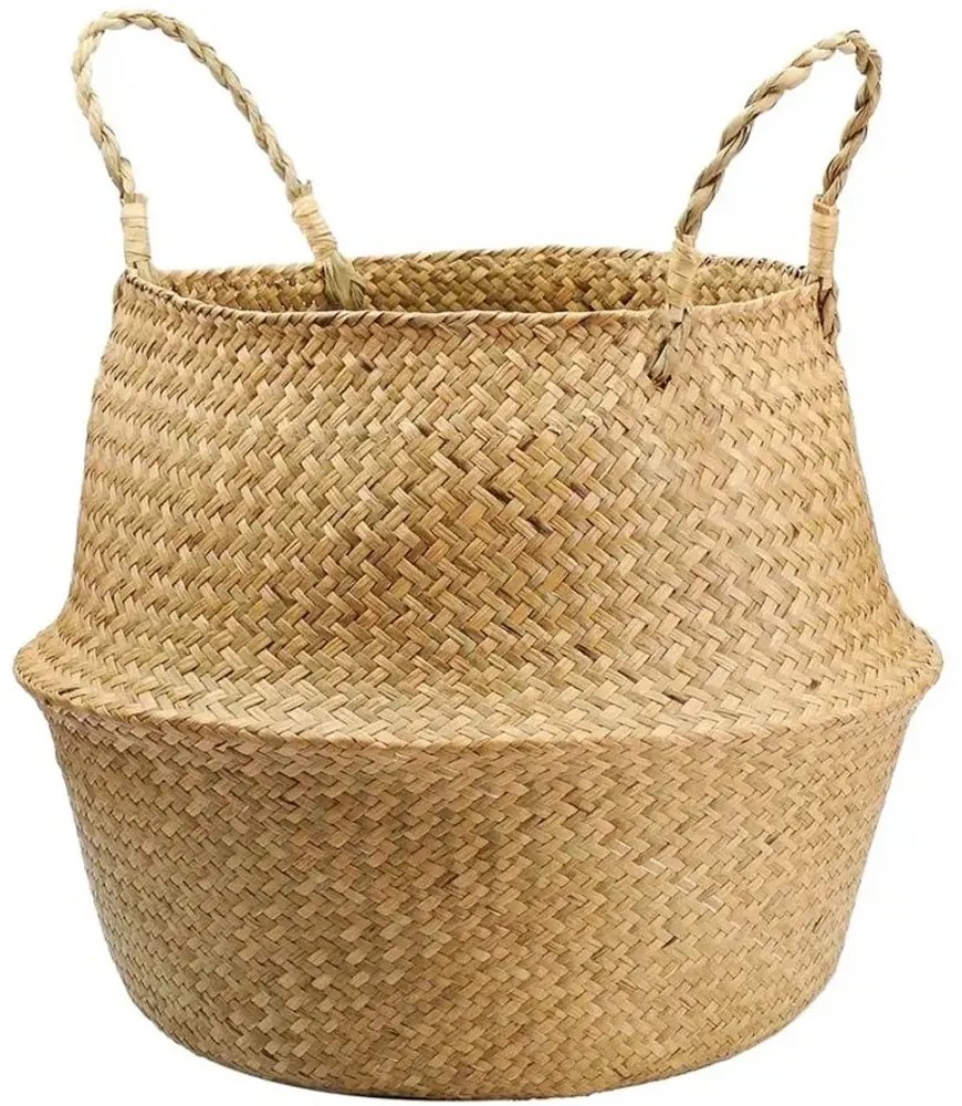 Coș din bambus tricotat - 32 cm