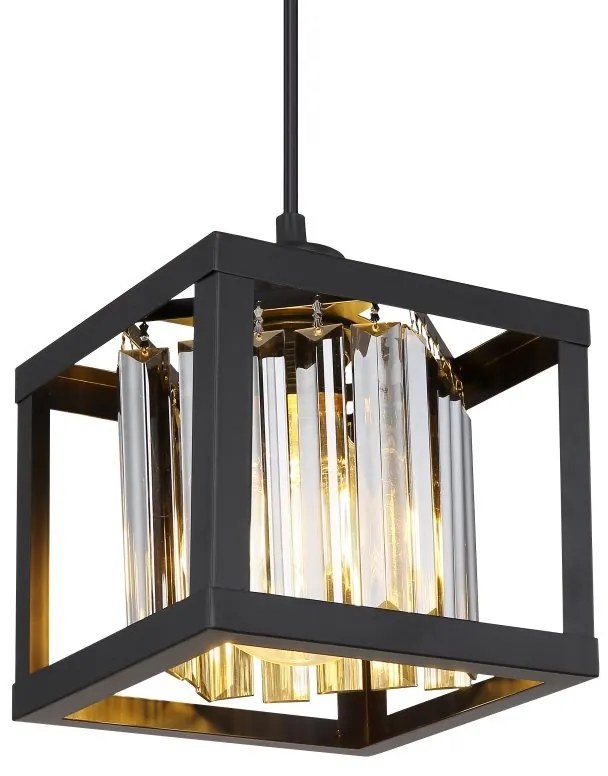 Pendul design modern Mathilde negru mat