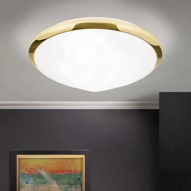 Plafoniera diametru 32cm, Rima shiny brass NU 9-310/32 MS OR