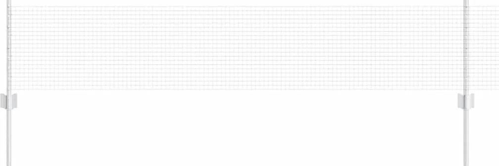 vidaXL Gard cu Stâlp Argintiu 0,4 x 100 m Oțel