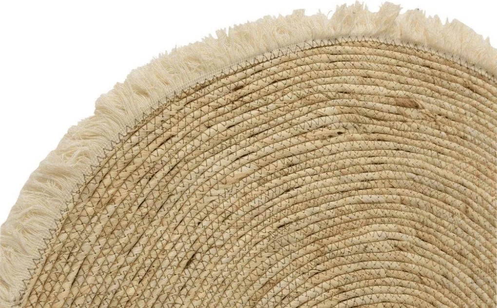 Covor rotund natural VELOR ⌀ 70 cm, bej