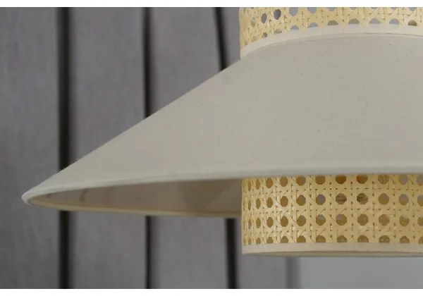 Lustră pe cablu RIO Duolla RATTAN 1xE27/15W/230V d. 45 cm bej/ratan