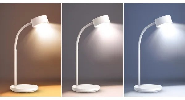 Lampă LED dimabilă de masă Solight WO3000-W LED/4,5W/5V 3000/4000/6500K alb