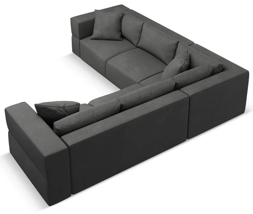 Colțar gri închis (cu colț variabil) Esther – Milo Casa