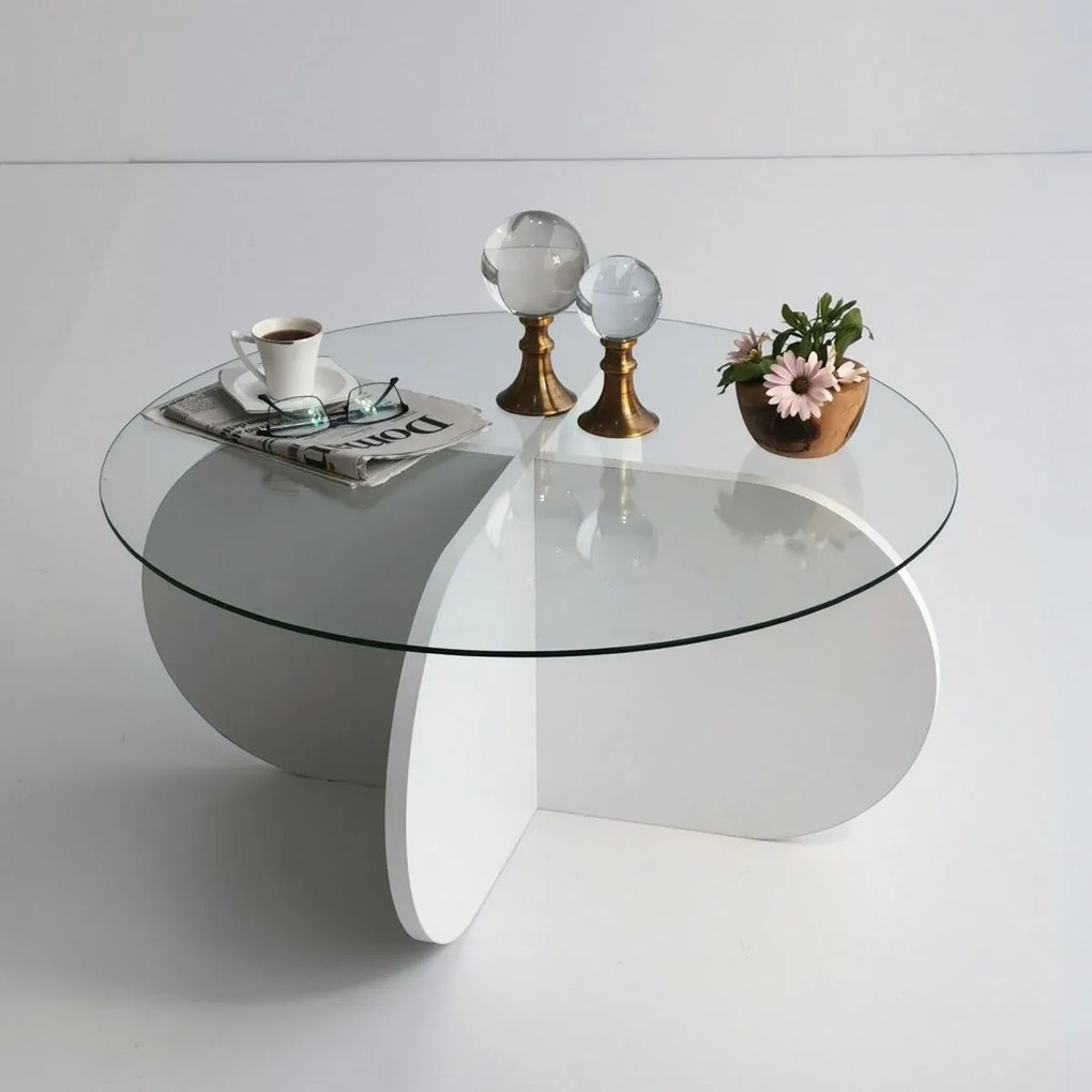 Măsuță de conferință Bubble White