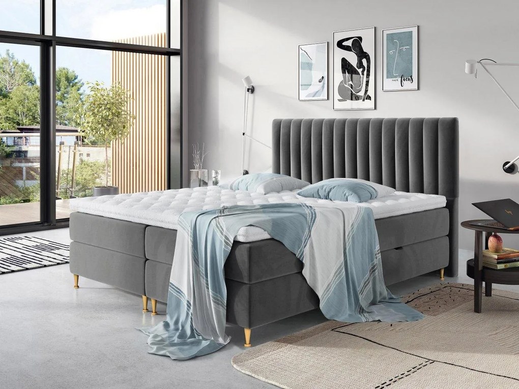Pat matrimonial Boxspring 180 cm Rondel (fresh 32). 1054099