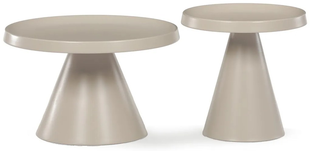 Set de măsuțe de cafea F4112 CSM, bej, 2 buc.