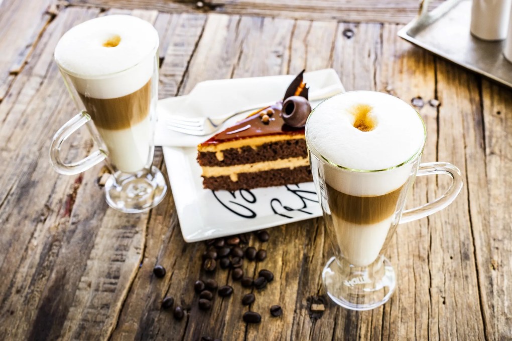 Pahare termo 4Home Latte Elegante Hot&Cool, 230ml, 2 buc.
