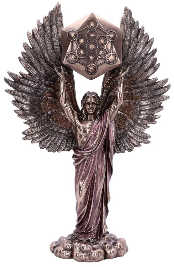 Statueta rasina si bronz Arhanghelul Metatron 35cm