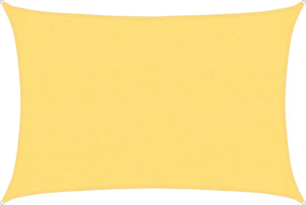 vidaXL Pânză parasolar, bej, 2,5x3,5 m, HDPE, 160 g/m²