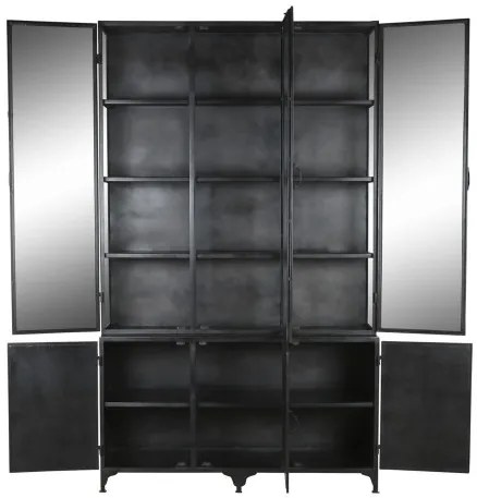 Vitrina, neagra, din metal, Eclipse