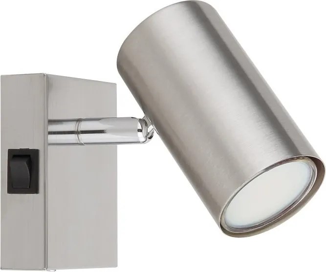 Aplica cu spot directionabil ROBBY nickel mat