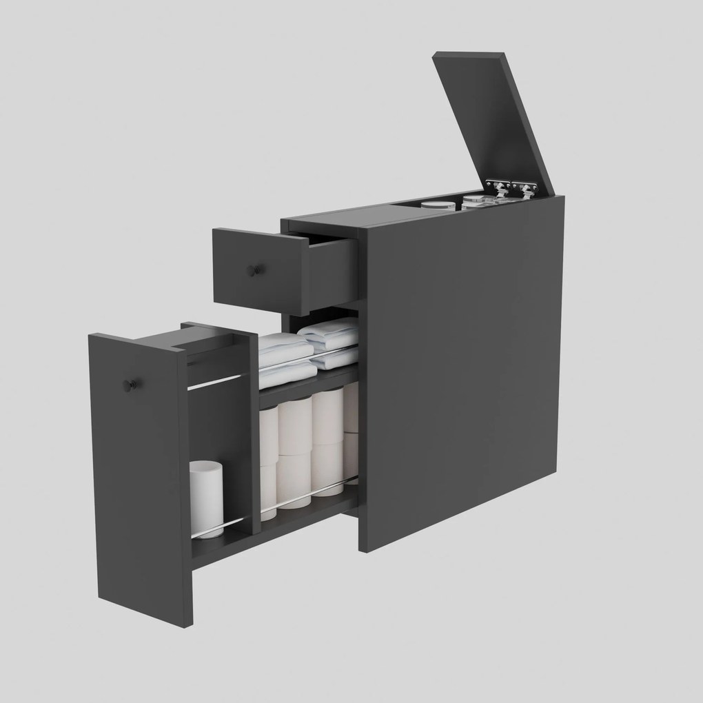 Cabinet de baie Calencia - Anthracite