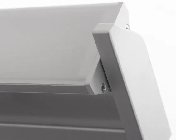 LED Lampă design minimalist LED/15W/230V argintiu