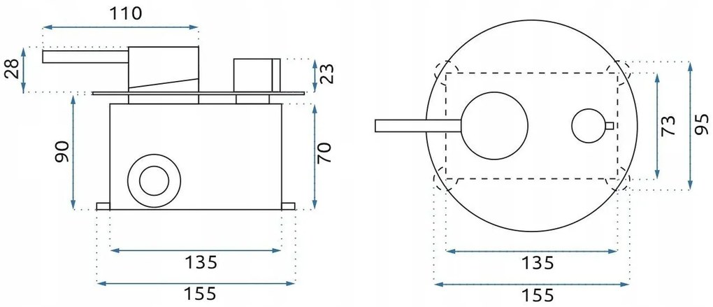 Baterie pentru cadă Rea Lungo Titan + Box