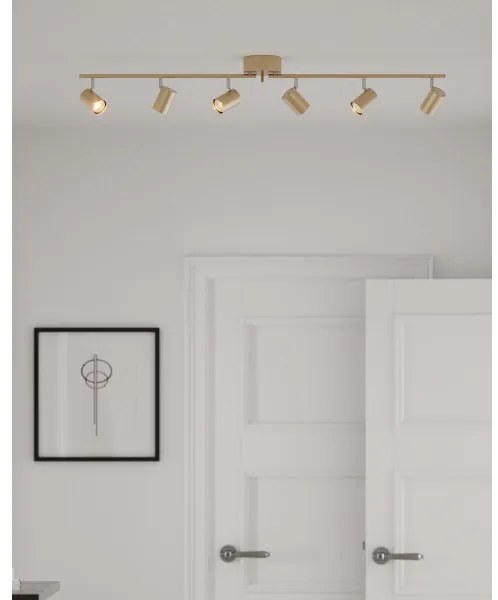 Spot ByRydens 4202100-6501 CORRECT 6xGU10/7W/230V auriu