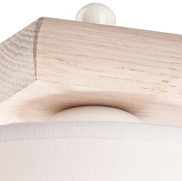 Aplica de perete AIDA 1xE27/60W/230V, stejar