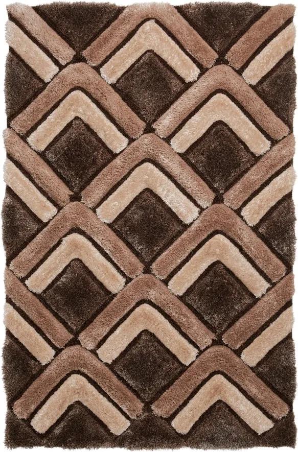 Covor Think Rugs Noble House, 120 x 170 cm, maro