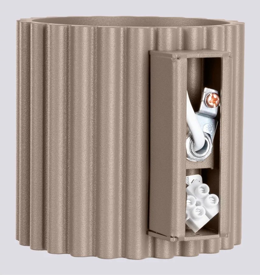 Aplică de perete taupe ø 10 cm Zora – Sollux