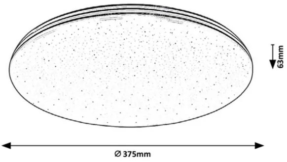 Rabalux - Plafonieră LED pentru baie LED/30W/230V IP44