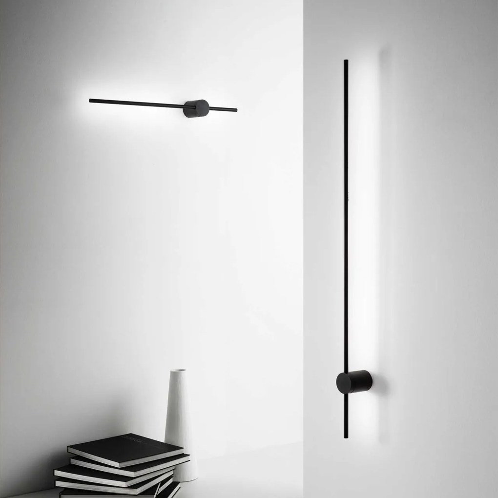 Aplica de perete LED moderna design liniar ESSENCE AP 20W NERO