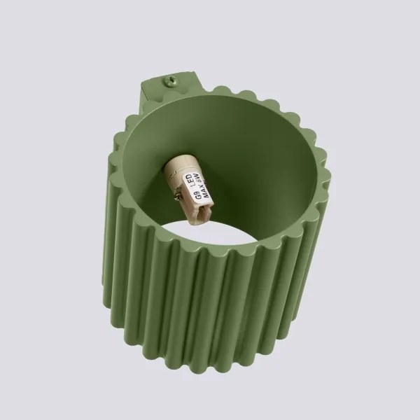 Sollux SL.1796 - Aplica de perete AURA 1xG9/10W/230V verde