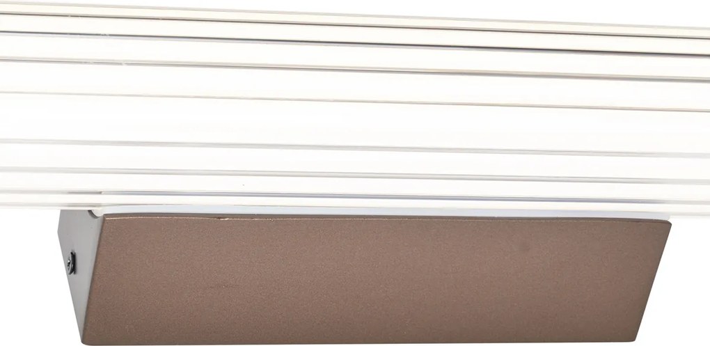 Lampă de perete retro bronz 80,4 cm incl. LED IP44 - Coco